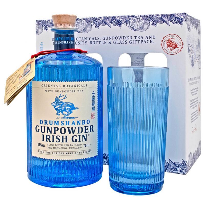 Gunpowder Irish Gin 70cl +  1 Glass Gift Set 