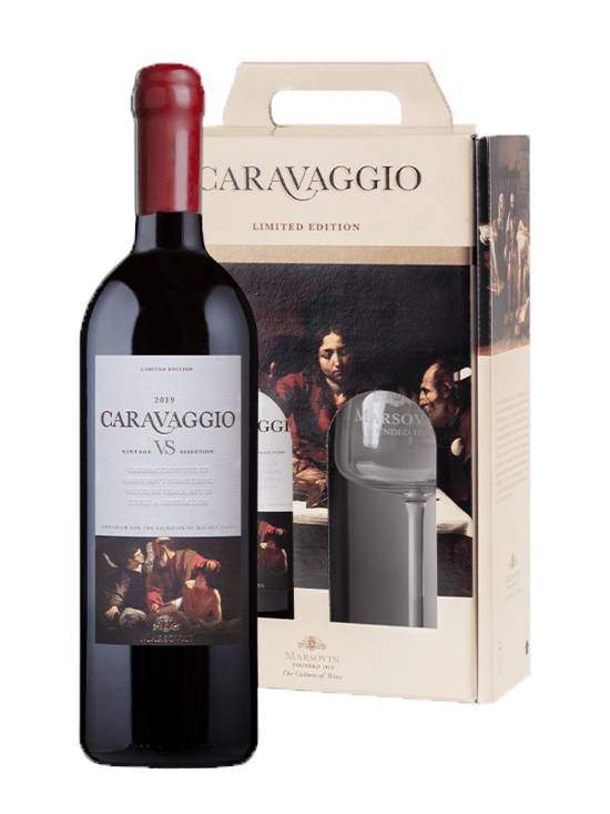 Caravaggio Cab. Franc 75cl + 1 Wine Glass in Gift Pack