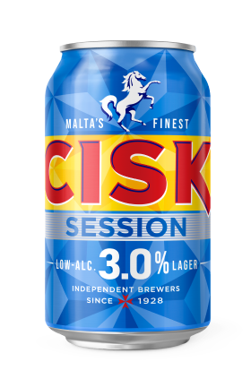 Cisk Session 3% Lager Cans 33cl 6 Pack (Incl BCRS Deposit)