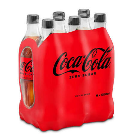 Coca Cola Zero 50cl 6 Pack (Incl BCRS)