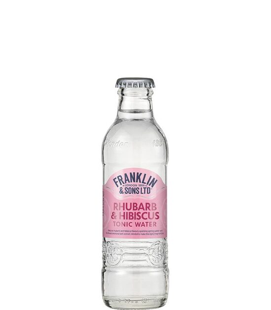 Franklin & Sons Rhubarb & Hibiscus Tonic 20cl (Incl. BCRS)