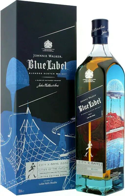 Johnnie Walker Blue Label City X Mars 70cl