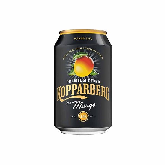 Kopparberg Mango Cider Can 33cl (Incl BCRS)
