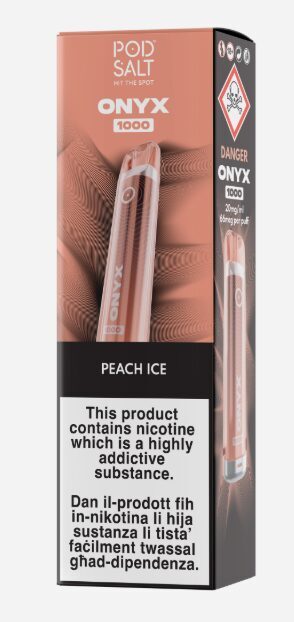 Pod Salt Onyx 1000 - Peach Ice 20mg