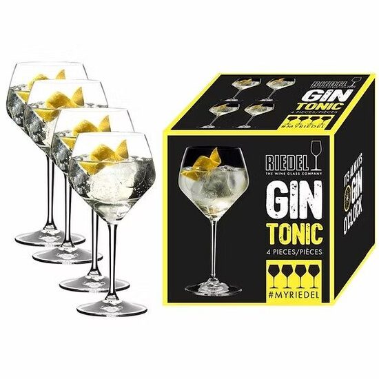 Riedel Gin Glass with Stem Set x 4