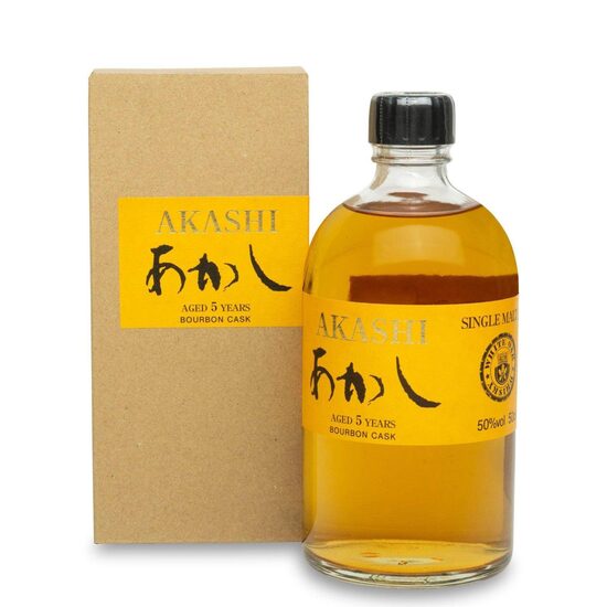 Akashi 5yr Old Bourbon Cask Japanese Single Malt 50cl