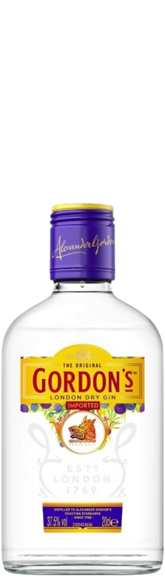 Gordons Dry Gin Quarter Bottle 20cl