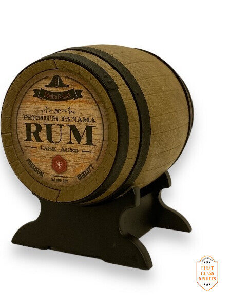 Old St. Andrews Admiral Rum Barrel Miniature 5cl