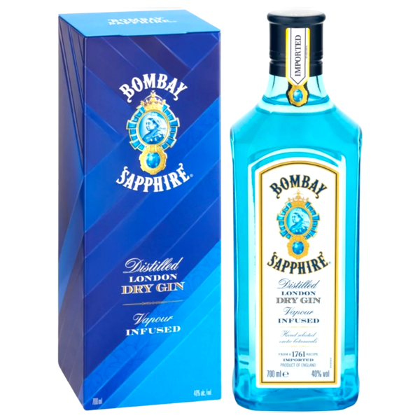 Bombay Sapphire Gin 70cl in Metal Tin