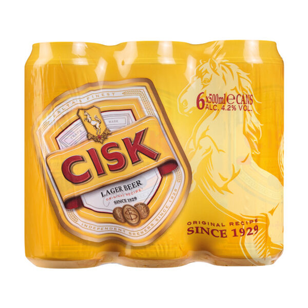 Cisk Lager can 50cl x 6Pack