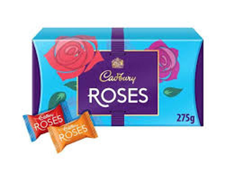 Cadbury Roses Carton Box x 275g