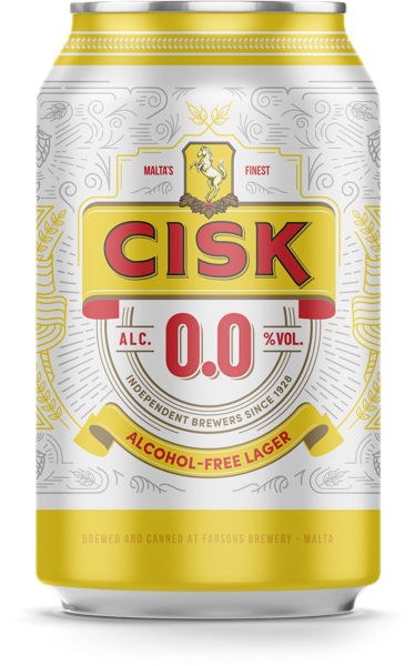 Cisk Lager 0.0 Non Alcoholic can 33cl x 6Pack