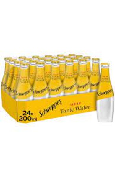 Schweppes Tonic Water 20cl x 24 (Incl BCRS Deposit)