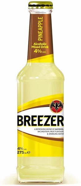 Bacardi Breezer Pineapple btl 25cl
