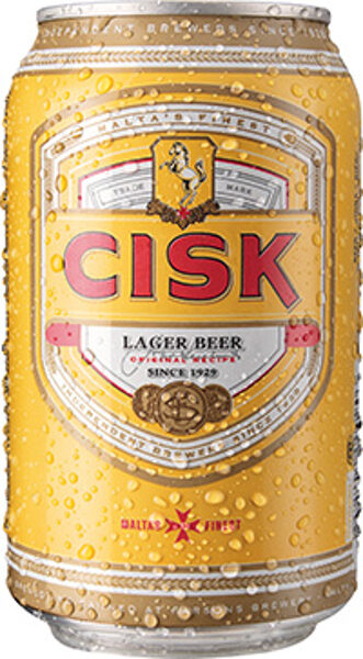 Cisk Lager can 33cl Case x 24 (Incl. BCRS Deposit)