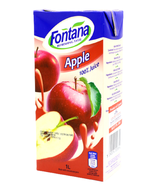 Fontana Apple Juice 1Ltr