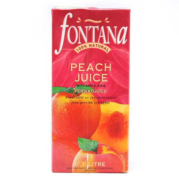 Fontana Peach Juice 1Ltr