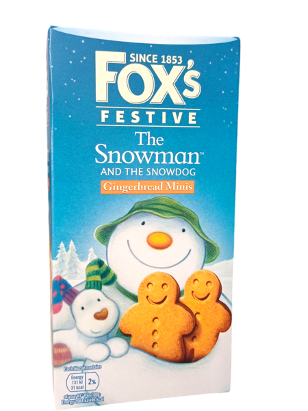Fox's Snowman Gingerbread Cookies 100g