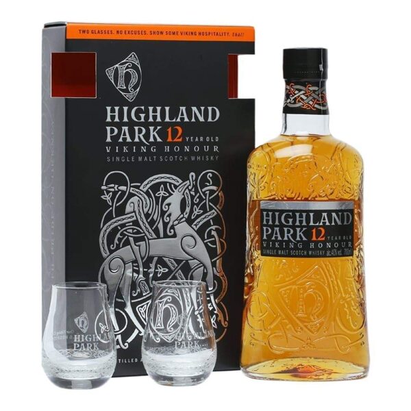 Highland Park 12yr old 70cl + 2 Glasses Gift Pack