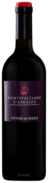 Poggio dei Vigneti Montepulciano d'Abbruzzo 75cl