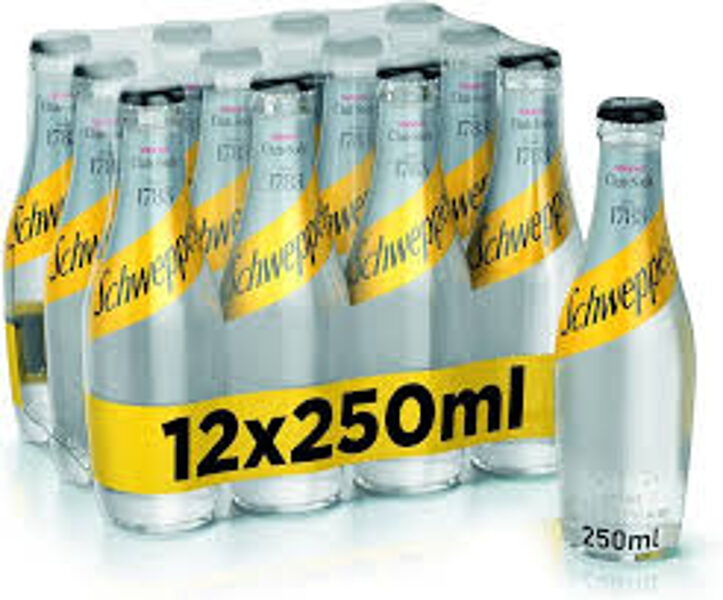 Schweppes Soda Water 25cl x 12 (Incl BCRS Deposit)