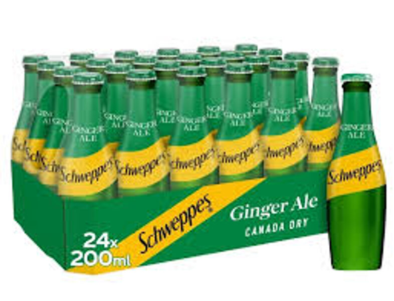 Schweppes Ginger Ale 20cl x 24 (Incl BCRS Deposit)