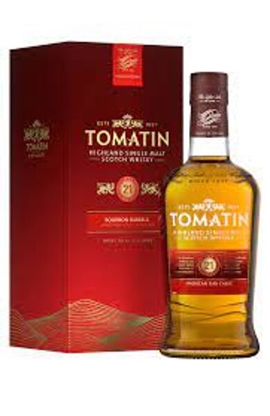 Tomatin 21yr old Bourbon cask 70cl